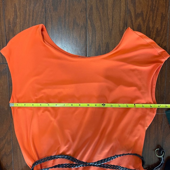 2 Ralph Lauren Dresses NWT Purple Crochet and Orange Belted Dress - Picture 4 of 10